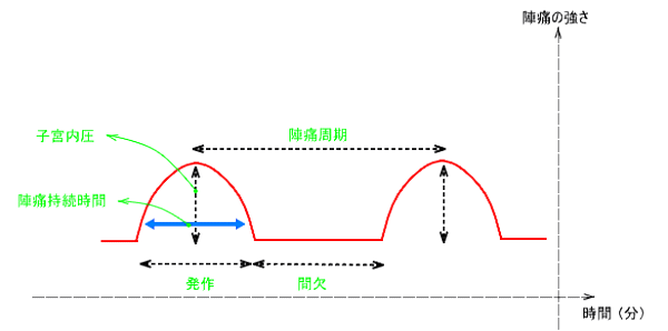 は 陣痛 と